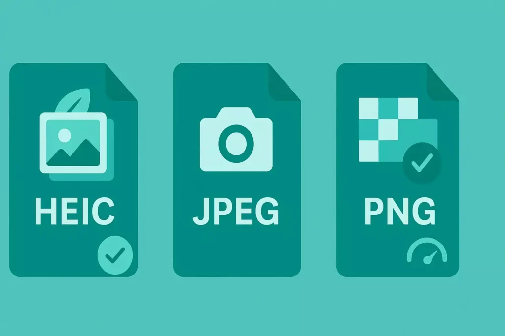 HEIC and JPEG and PNG HEIC and JPEG and PNG