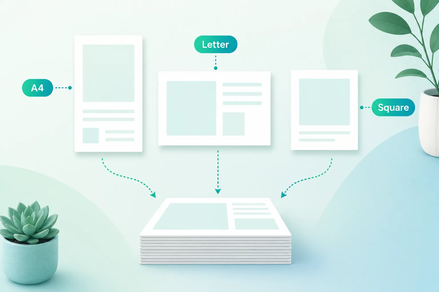 Ordering Pages and Choosing Page Size for Mixed Photos